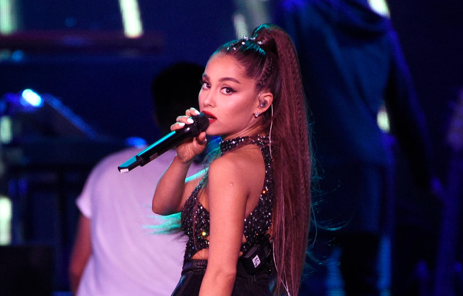 ArianaGrande.-ponytail hairstyle