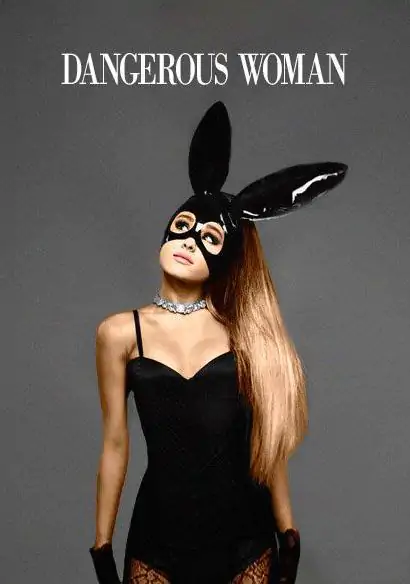 Ariana Grande black outfit